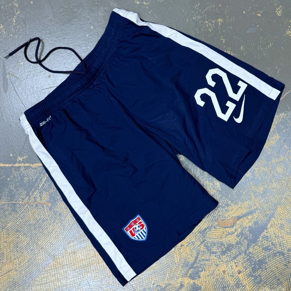 Nike USMNT Soccer Shorts 22 640854-421 Jurgen Klinsmann Large USWNT